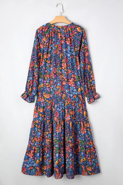 floral-print-flounce-sleeve-dress-OhSoStyled-Sophia's-Style-7