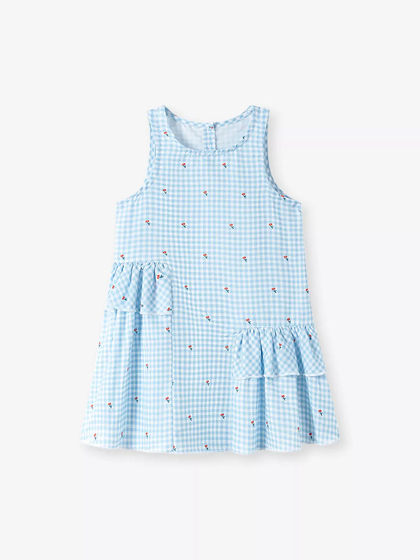 childrens-gingham-ruffle-sleeveless-dress-ohso-kids-sophias-style-1