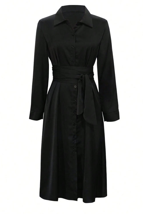 collared-neck-long-sleeve-midi-shirt-dress OhSoStyled - Sophia's Style-3