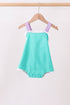 Green ribbon ruffle bow bubble