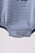 Blue stripe truck embroidery bubble