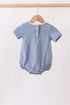 Blue stripe truck embroidery bubble