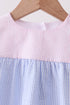 Colorblock ruffle shorts set
