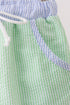 Yellow&green seersucker shorts