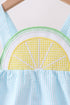 Mint lemon ruffle bubble