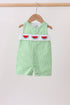 Green watermelon embroidery jonjon