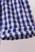Red flag fireworks embroidery shorts set