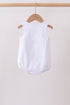 White flag fireworks embroidery bubble