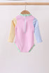 Pink stripe rashguard