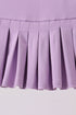 Purple pleated skort