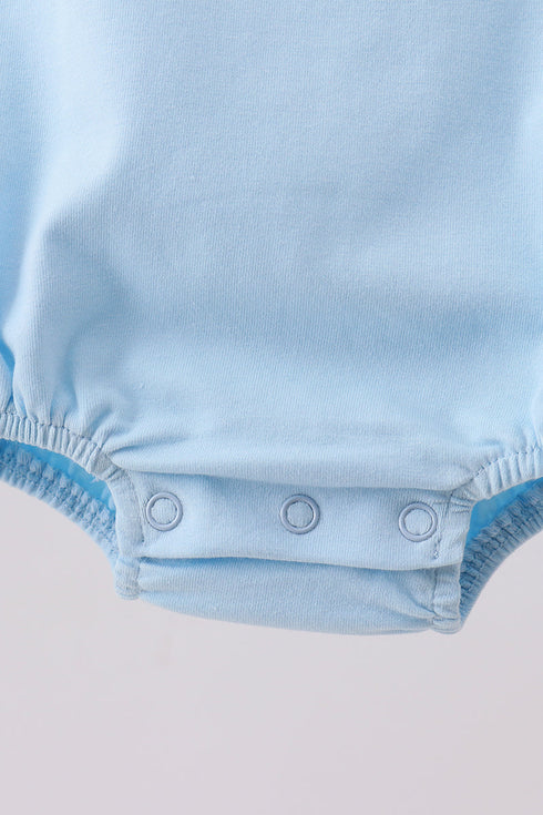 Blue Vehicle Embroidered Bubble