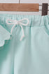 Mint Scalloped Shorts Set