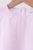 Pink Seersucker Stripe Scalloped Shorts Set