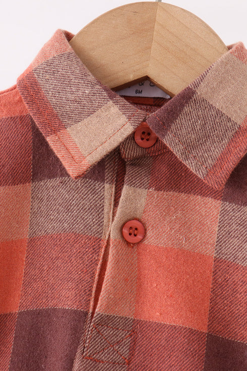 rust-plaid-button-down-bubble-sophias-style-2