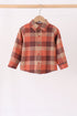 rust-plaid-button-down-shirt-sophias-styleTop-1