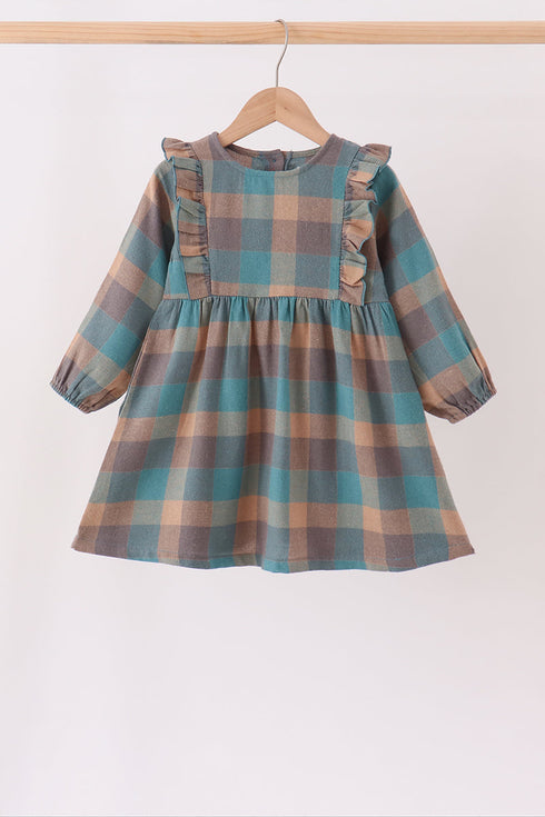 teal-plaid-ruffle-dress-sophias-styleDress-1