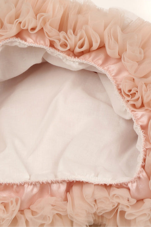 Baby Girls Tulle Dress by Cinderella Couture – Elegant Ruffle Skirt Flower Girl Dress 6-24Months