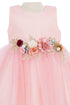 Baby Girls 3D Multi Floral Belt Flower Girl Dress 3-24M - SophiasStyle.com