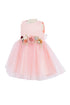 Baby Girls 3D Multi Floral Belt Flower Girl Dress 3-24M - SophiasStyle.com