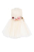Baby Girls 3D Multi Floral Belt Flower Girl Dress 3-24M - SophiasStyle.com