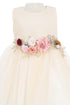 Baby Girls 3D Multi Floral Belt Flower Girl Dress 3-24M - SophiasStyle.com