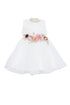 Baby Girls 3D Multi Floral Belt Flower Girl Dress 3-24M - SophiasStyle.com