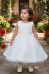 Baby Girls 3D Floral Top Soft Tulle Flower Girl Dress 3-24M