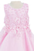 Baby Girls 3D Floral Top Soft Tulle Flower Girl Dress 3-24M - SophiasStyle.com