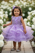 Baby Girls Butterfly Sequin Tulle Layered Skirt Flower Girl Dress 3-24M