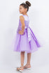 Girls Butterfly Lace Glitter Tulle Flower Girl Dress 2-12