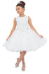 Girls Butterfly Lace Glitter Tulle Flower Girl Dress 2-12