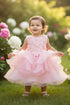 Baby Pearl Sequin Multi Layered Tulle Flower Girl Dress 3-24M