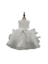 Baby Pearl Sequin Multi Layered Tulle Flower Girl Dress 3-24M