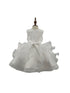 Baby Pearl Sequin Multi Layered Tulle Flower Girl Dress, Sizes 3-24M