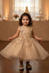 Baby Girls Butterfly Pearl Sequin Tulle Flower Girl Dress 3-24M