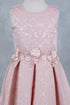 Girls Elegant Floral Jaquard Dress, Sizes 2-12