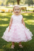 Baby Girls 3D Floral Applique Voluminous Skirt Flower Girl Dress 6-24M