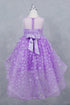 Girls Illusion Princess Top 3D Flower High Low Skirt Flower Girl Dress 2-12