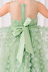 Girls Illusion Princess Top 3D Flower High Low Skirt Flower Girl Dress 2-12