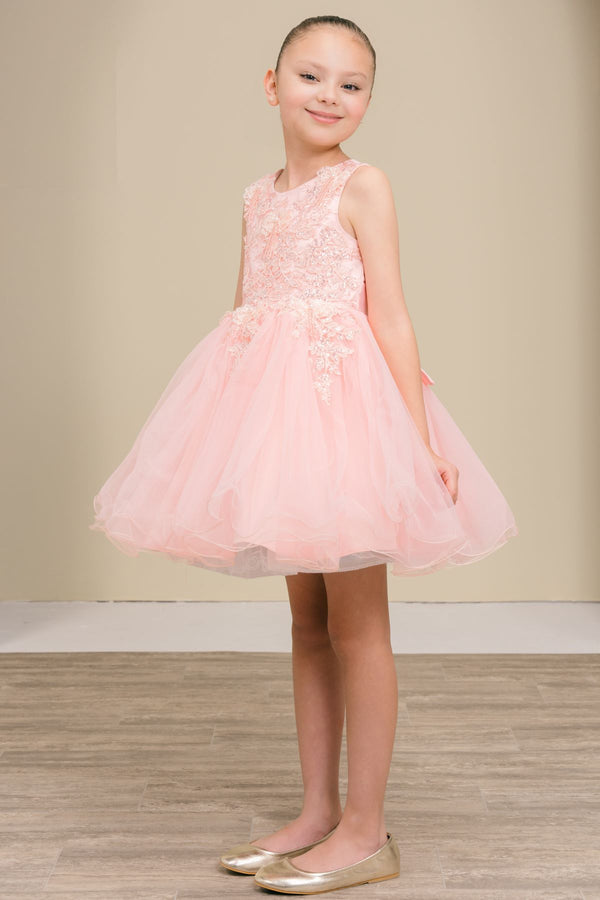 Girls Stunning Tulle and Lace Party Dress 2-12