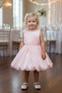 Elegant Baby Girls Satin Party Dress 3-24M