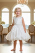 Elegant Baby Girls Satin Party Dress 3-24M