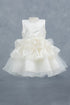 Elegant Baby Girls Ruffled Party Dress 3-24M
