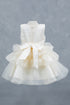 Elegant Baby Girls Ruffled Party Dress 3-24M