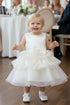 Elegant Baby Girls Ruffled Party Dress 3-24M