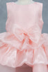 Elegant Baby Girls Ruffled Party Dress 3-24M