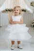 Elegant Baby Girls Ruffled Party Dress 3-24M