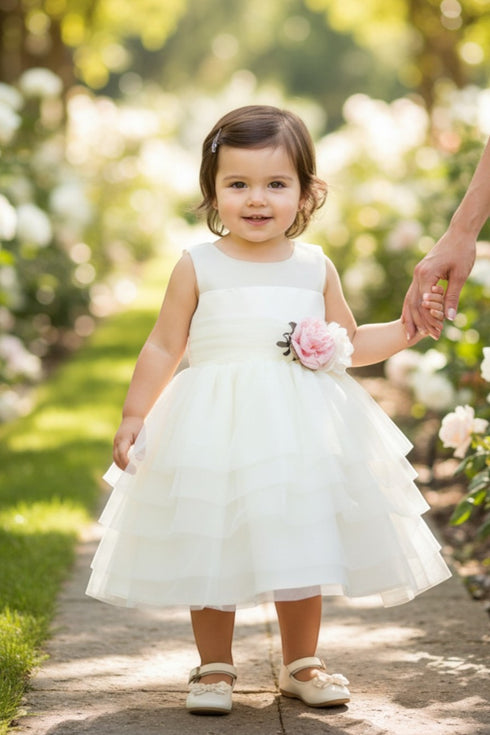 Elegant Baby Girls Special Occasion Dress 3-24M