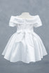 Baby Girls Off Shoulder Collar Bow Flower Girl Dress 6-24M