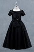 Elegant Off-Shoulder Satin Special Occasion Dress 4-14